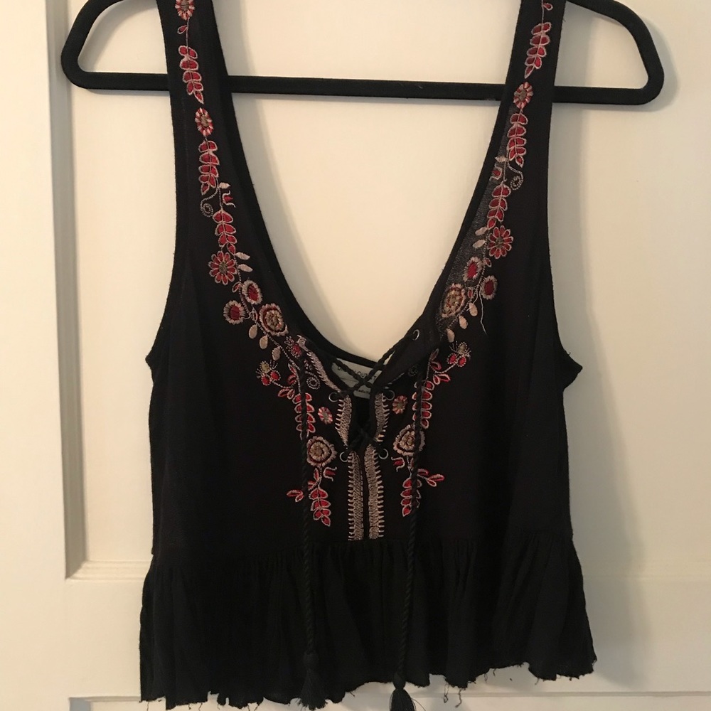 Urban Outfitters embroidered tank top